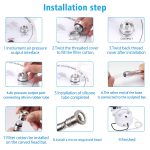 Microdermabrasion Machine, Beauty Star 3 in 1 Portable Diamond Microdermabrasion Dermabrasion Machine Facial Care Salon Equipment w/Vacuum & Spray including Cotton Filters and 2 Plastic Oil Filte - Image 7